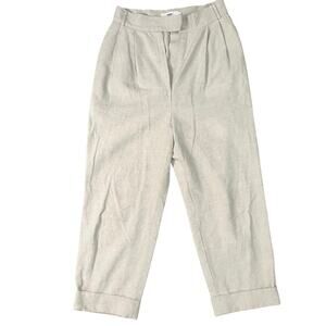 THE FRANKIE SHOP Women's Trouser Pants Size S In Beige